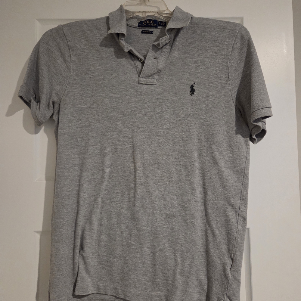 Ralph Lauren Classic Gray Polo Shirt